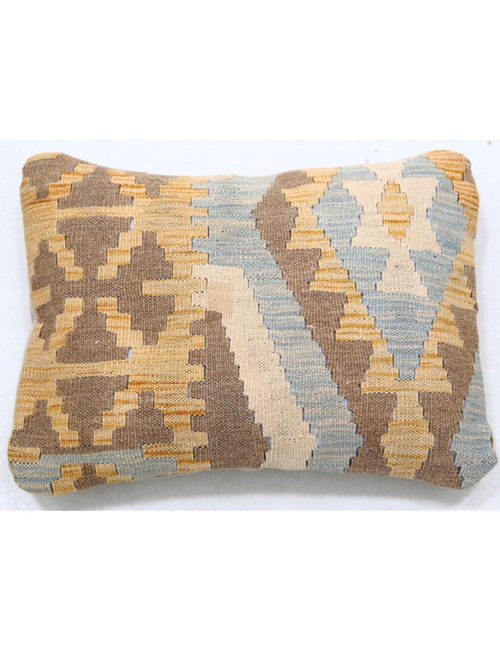 Afghan Tribal Pillow 1' 0" x 1' 5" Hand-Woven