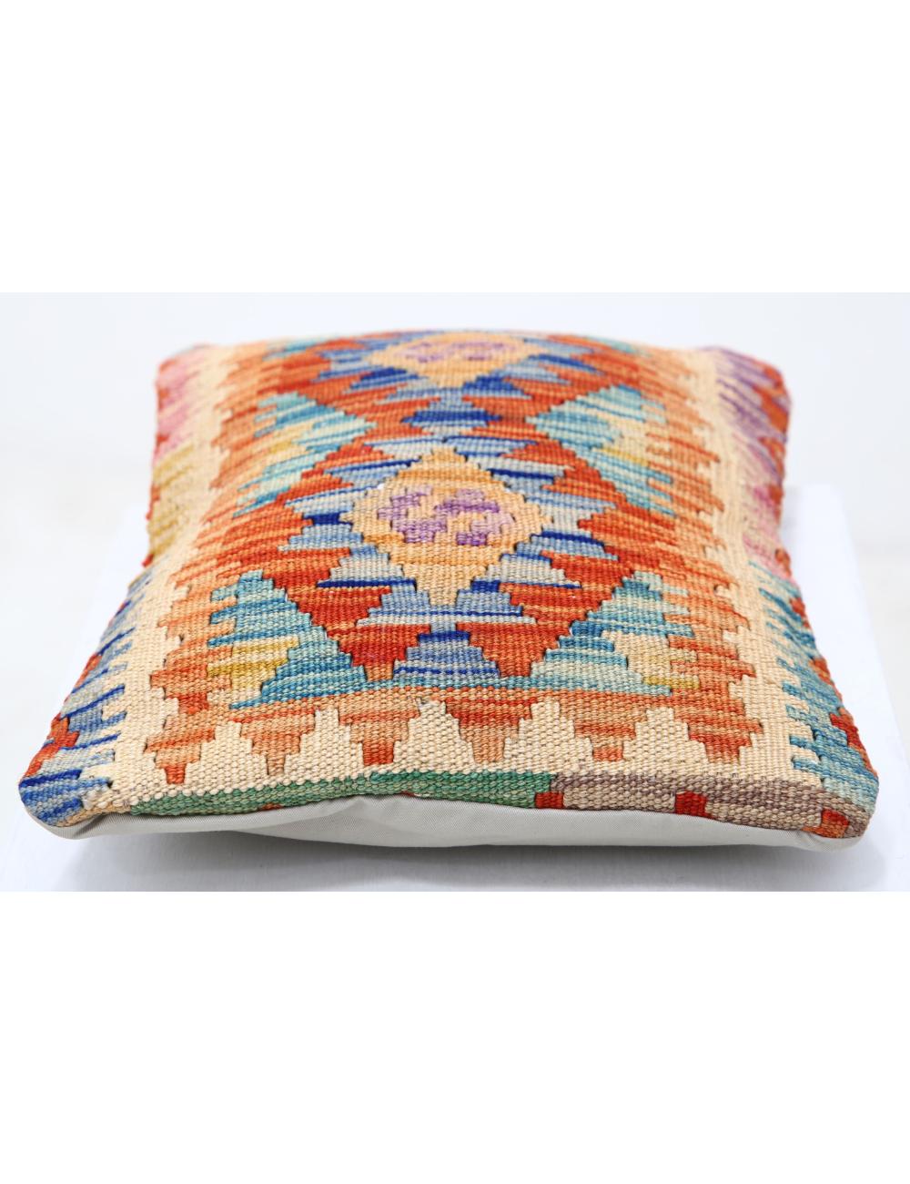 Hand Woven Tribal  Wool Pillow 1' 0" x 1' 5" - No. AT25405