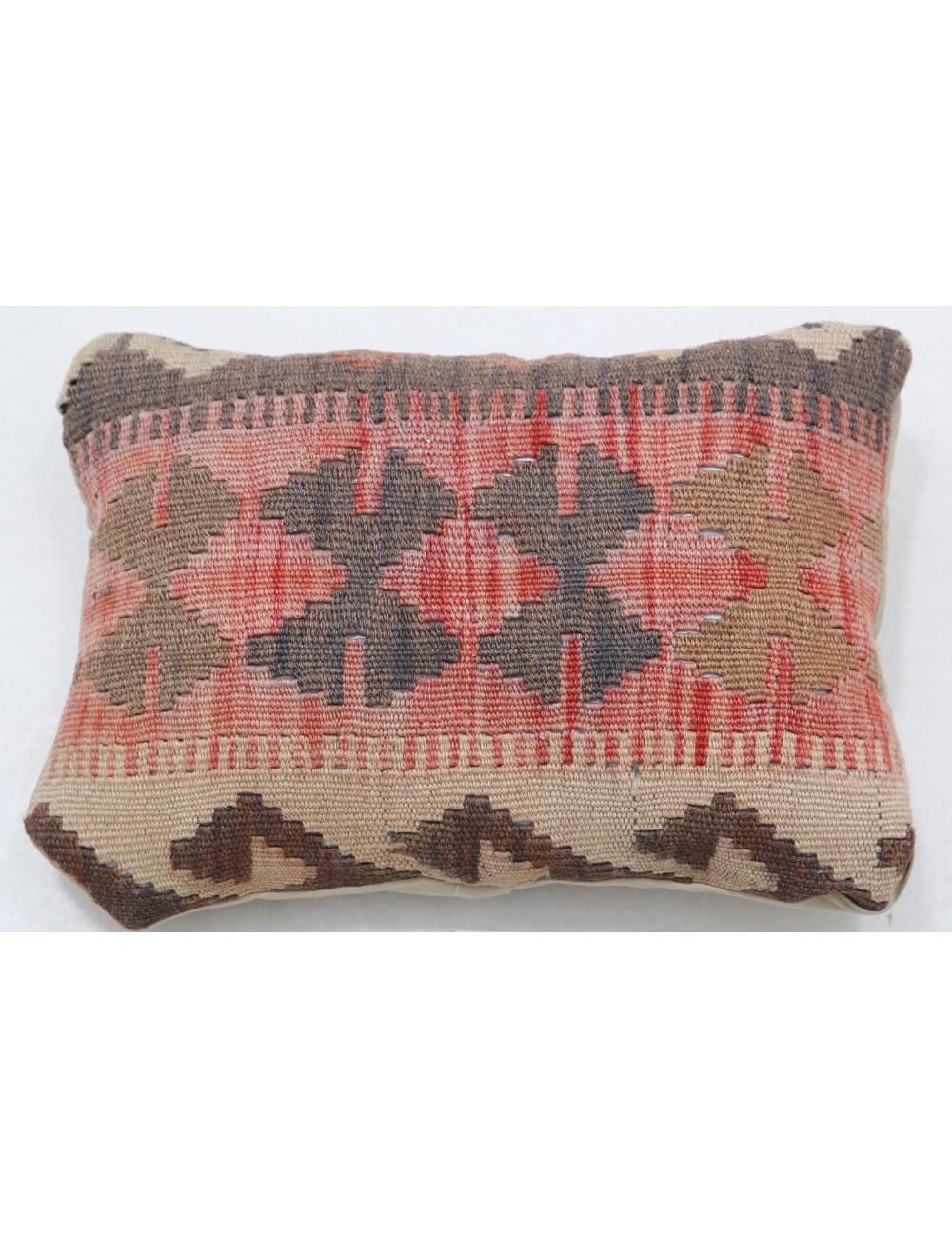 Afghan Tribal Pillow 1' 0" x 1' 5" Hand-Woven