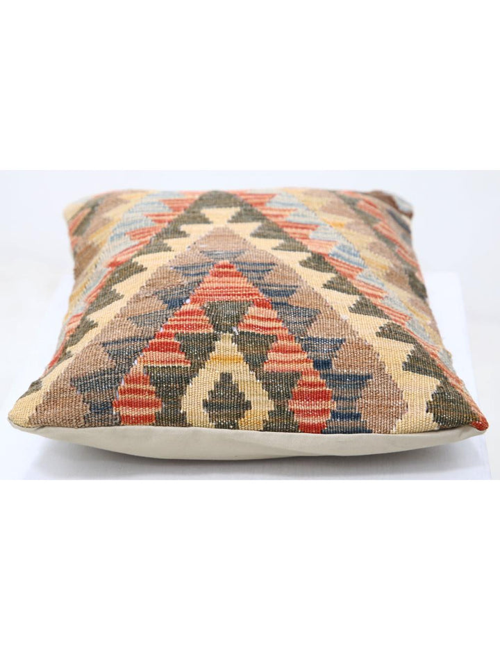 Hand Woven Tribal  Wool Pillow 1' 0" x 1' 5" - No. AT30411