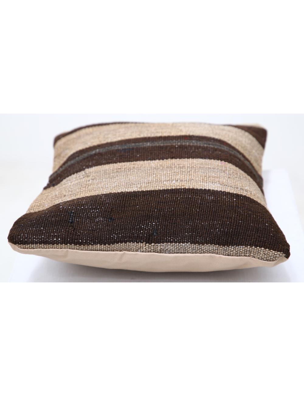 Afghan Tribal Pillow 1' 0" x 1' 5" Hand-Woven detail