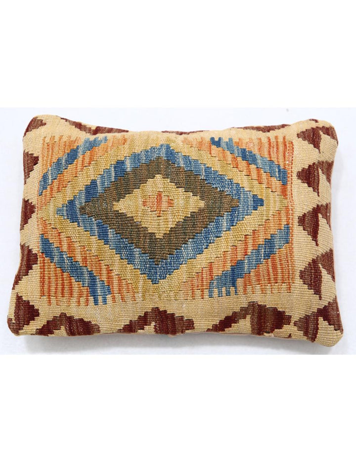 Hand Woven Tribal  Wool Pillow 1' 0" x 1' 5" - No. AT38567