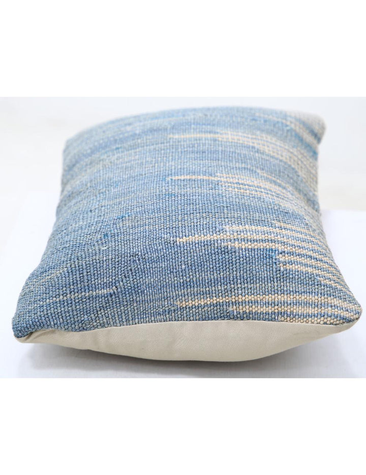 Afghan Tribal Pillow 1' 0" x 1' 5" Hand-Woven detail