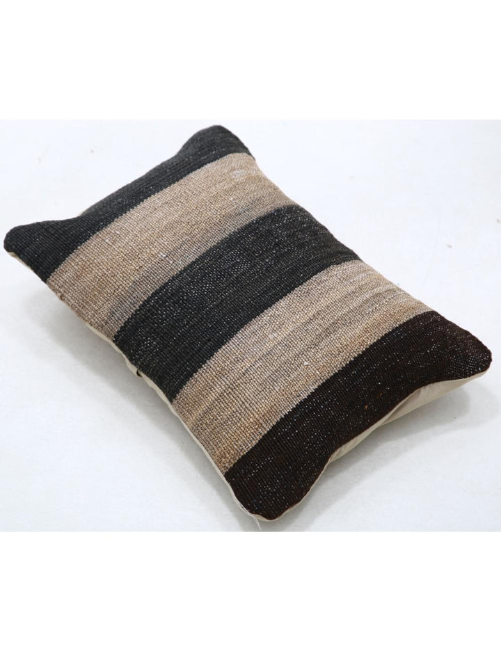 Afghan Tribal Pillow 1' 0" x 1' 5" Hand-Woven detail