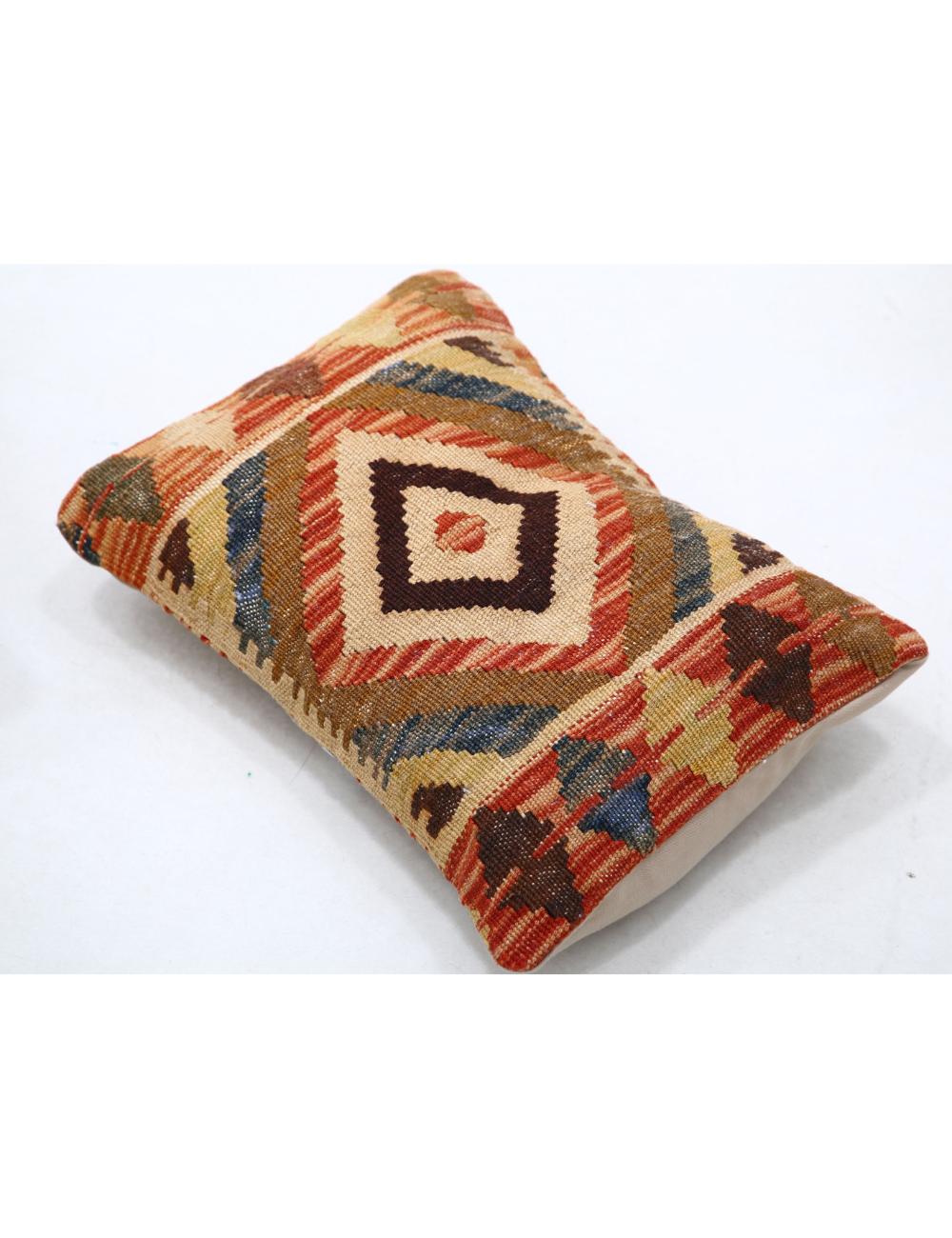 Hand Woven Tribal  Wool Pillow 1' 0" x 1' 5" - No. AT35601