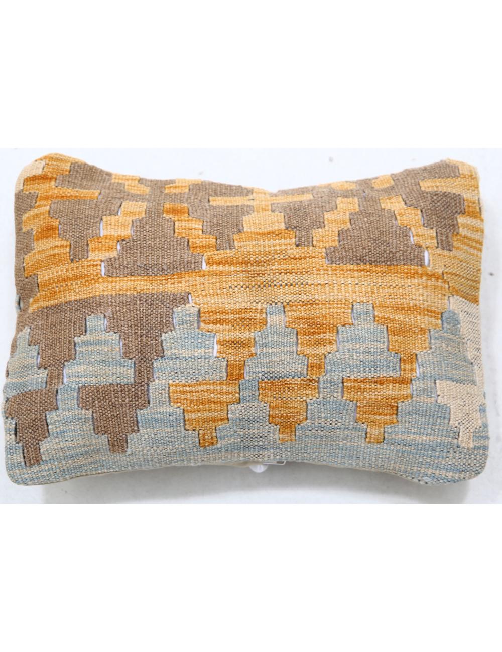 Afghan Tribal Pillow 1' 0" x 1' 5" Hand-Woven