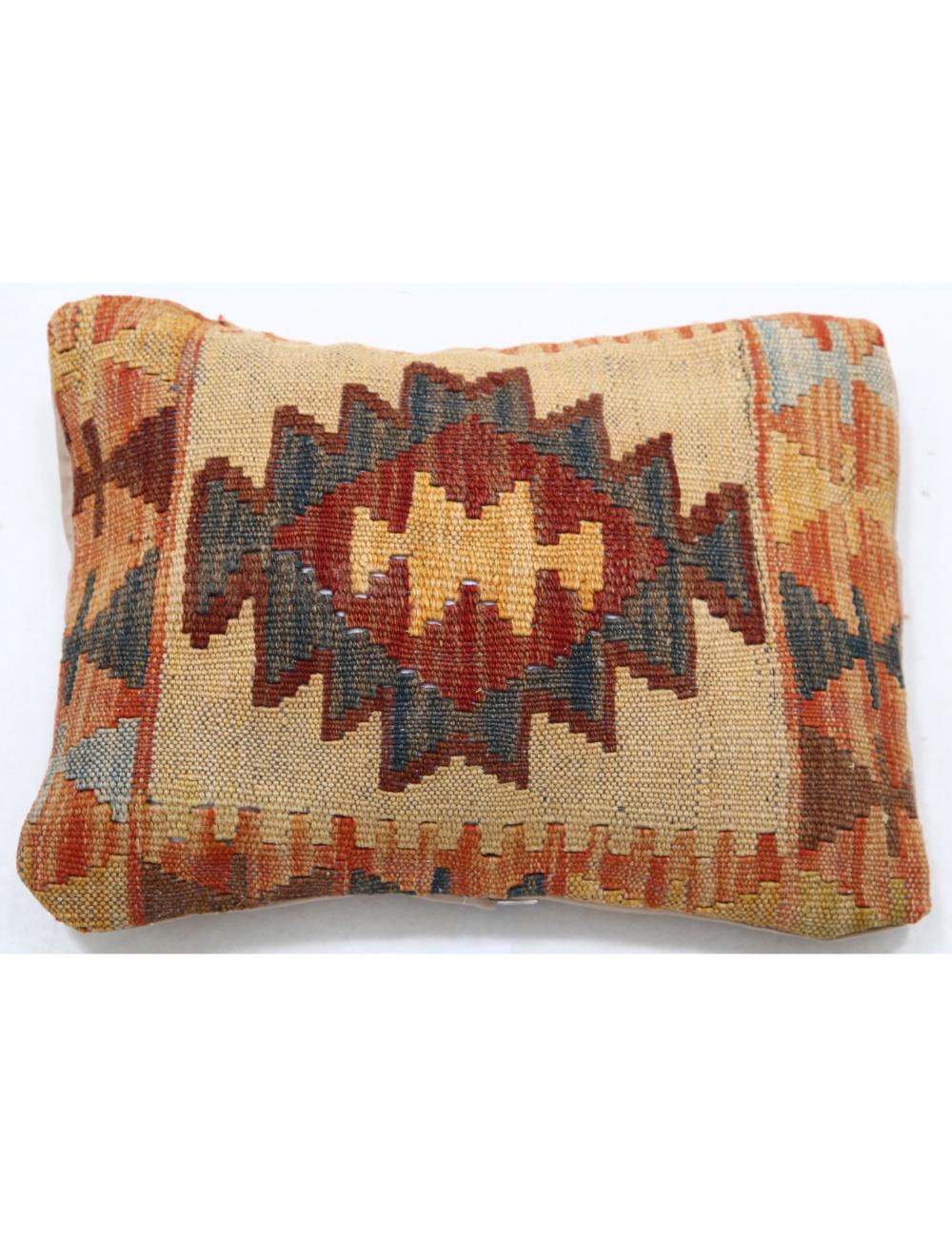 Hand Woven Tribal  Wool Pillow 1' 0" x 1' 5" - No. AT11856