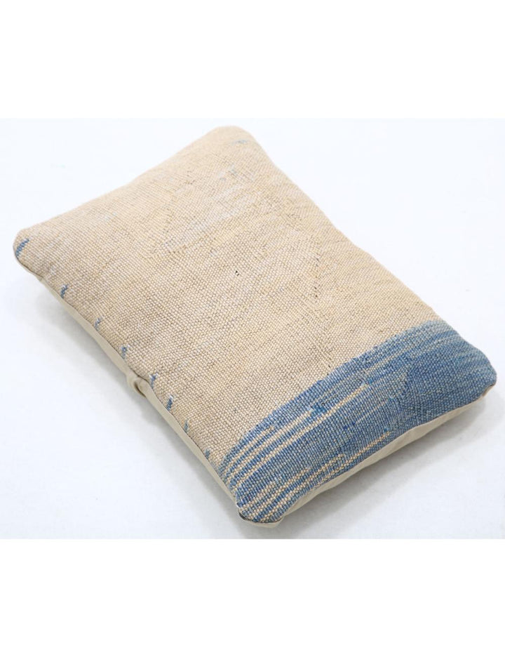 Afghan Tribal Pillow 1' 0" x 1' 5" Hand-Woven detail