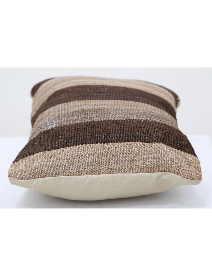 Afghan Tribal Pillow 1' 0" x 1' 5" Hand-Woven detail