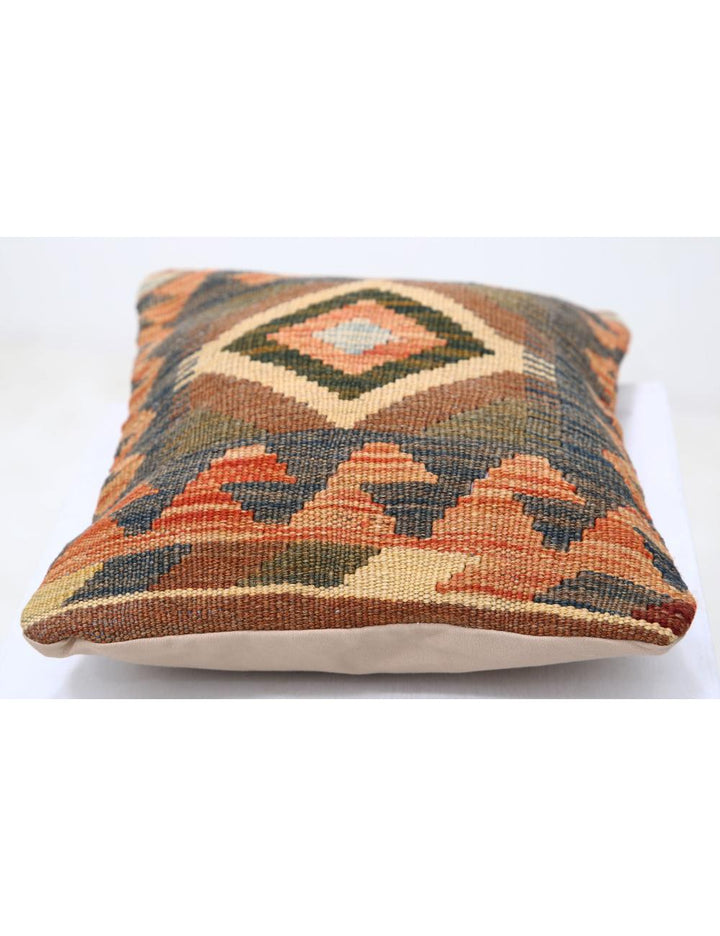 Hand Woven Tribal  Wool Pillow 1' 0" x 1' 5" - No. AT43155