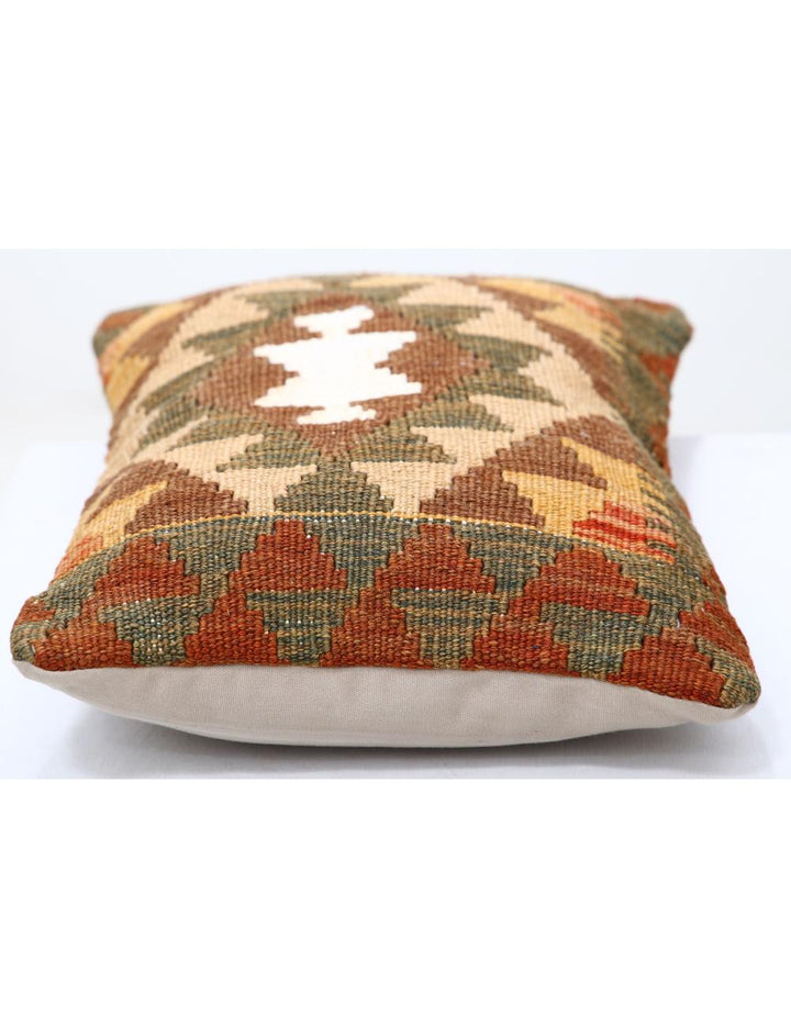 Hand Woven Tribal  Wool Pillow 1' 0" x 1' 5" - No. AT35346