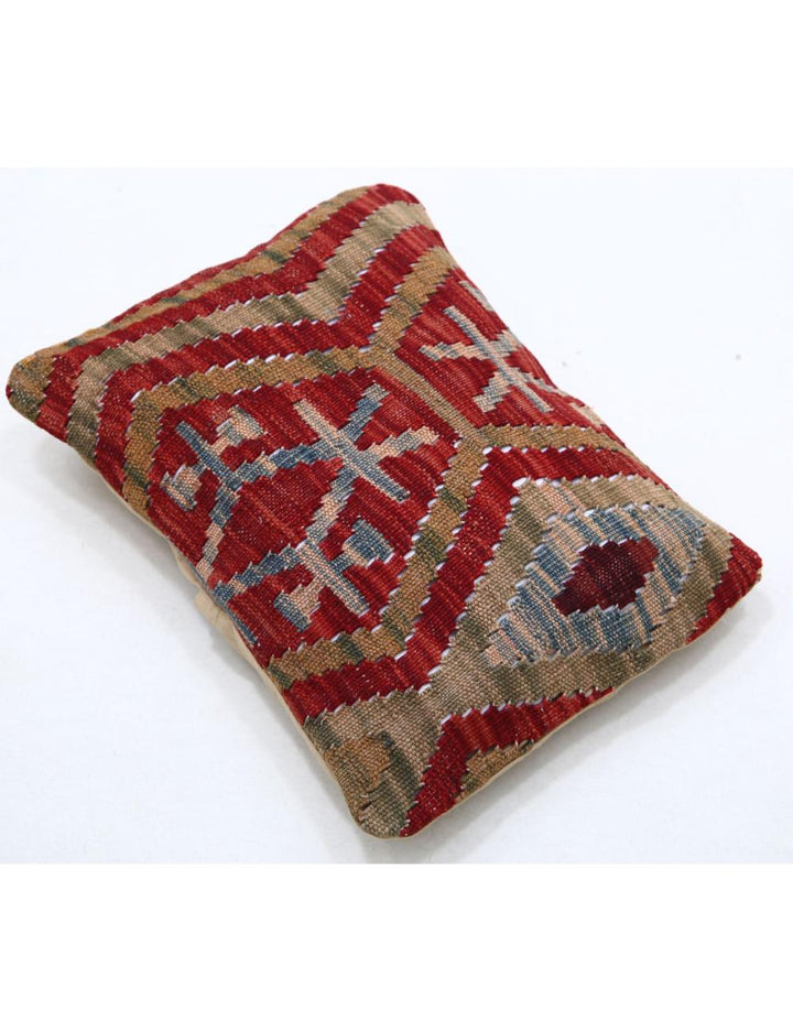 Hand Woven Tribal  Wool Pillow 1' 0" x 1' 5" - No. AT97386