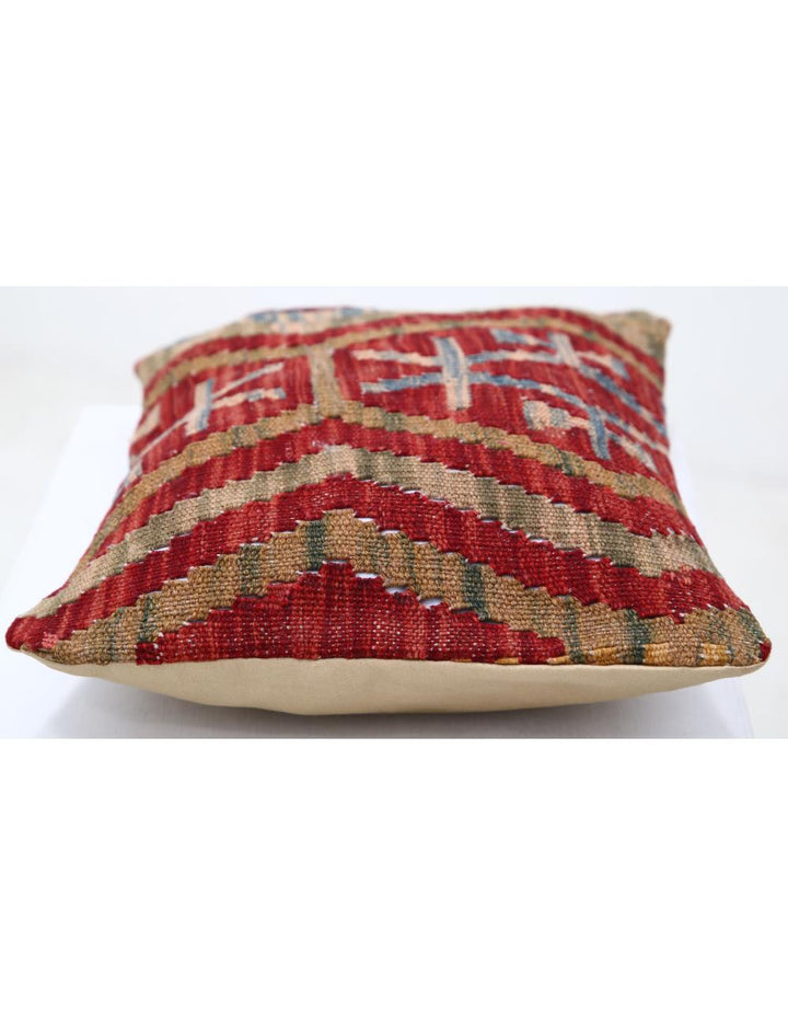 Hand Woven Tribal  Wool Pillow 1' 0" x 1' 5" - No. AT97386