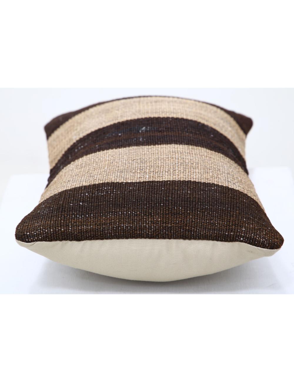Afghan Tribal Pillow 1' 0" x 1' 5" Hand-Woven detail