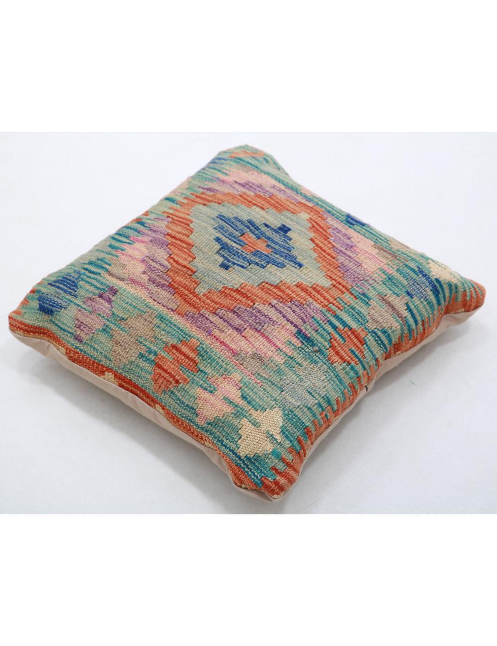 Afghan Tribal Pillow 1' 5" x 1' 5" Hand-Woven view