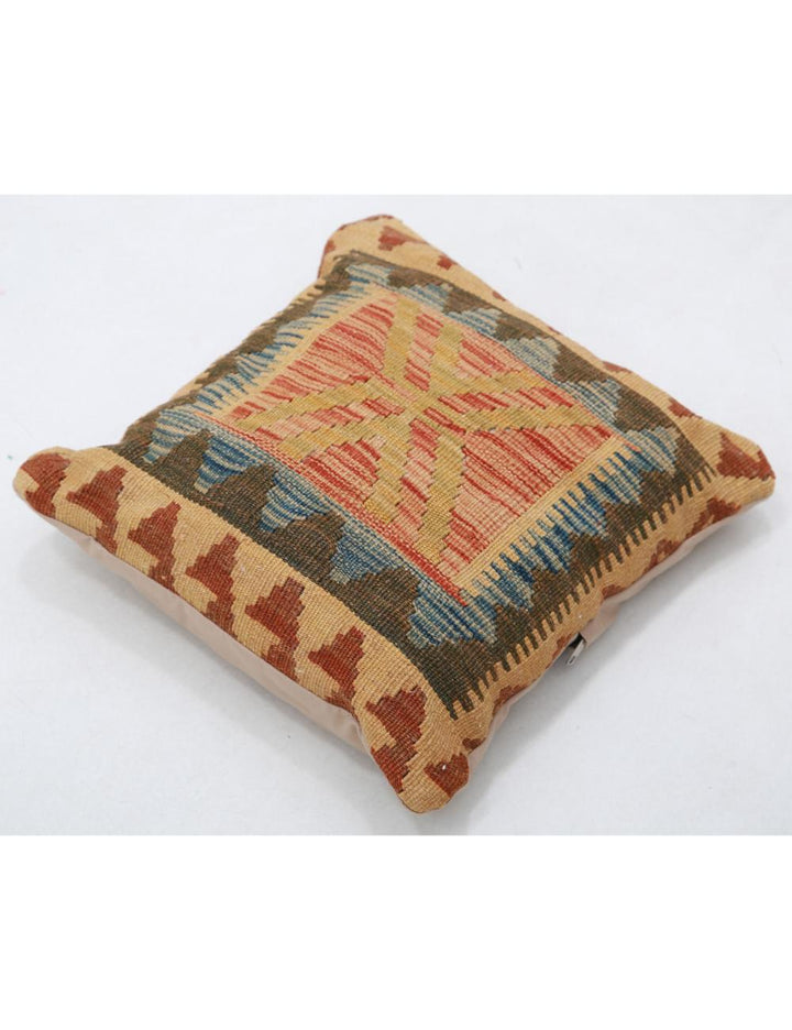 Afghan Tribal Pillow 1' 5" x 1' 5" Hand-Woven view