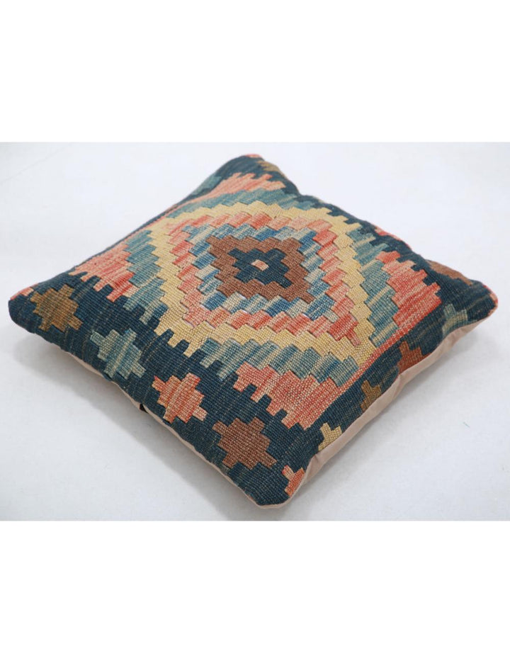 Afghan Tribal Pillow 1' 5" x 1' 5" Hand-Woven view