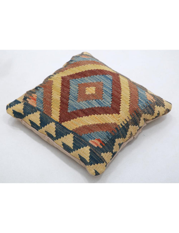 Afghan Tribal Rug 1' 5" x 1' 5" Hand-Woven view