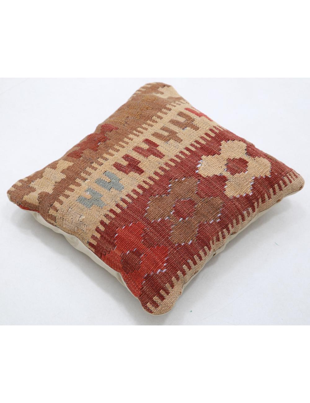 Afghan Tribal Pillow 1' 5" x 1' 5" Hand-Woven view