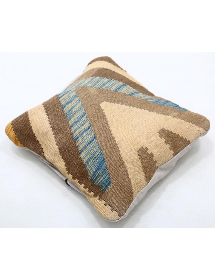 Afghan Tribal Pillow 1' 5" x 1' 5" Hand-Woven view