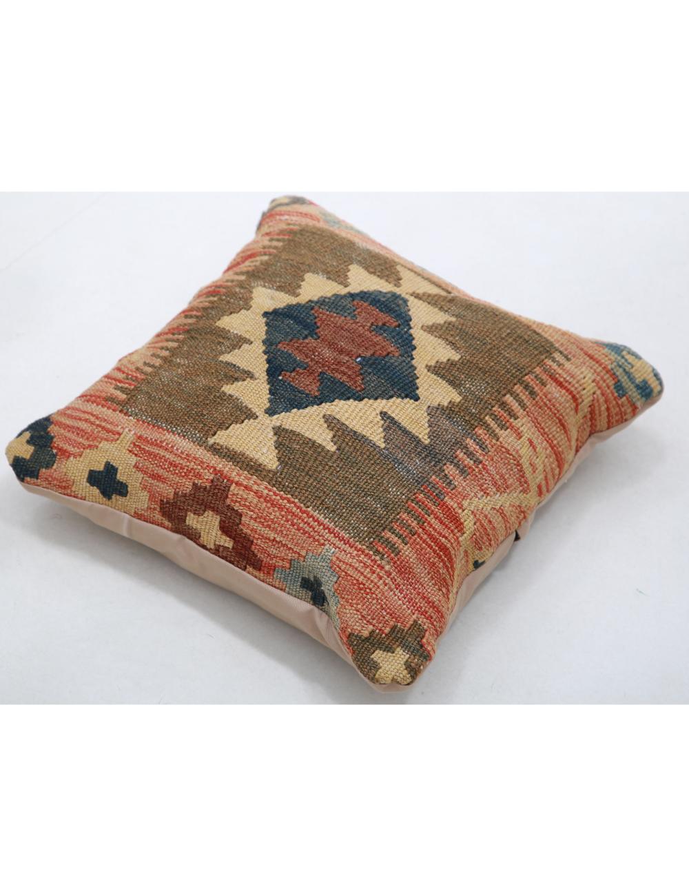 Afghan Tribal Pillow 1' 5" x 1' 5" Hand-Woven view