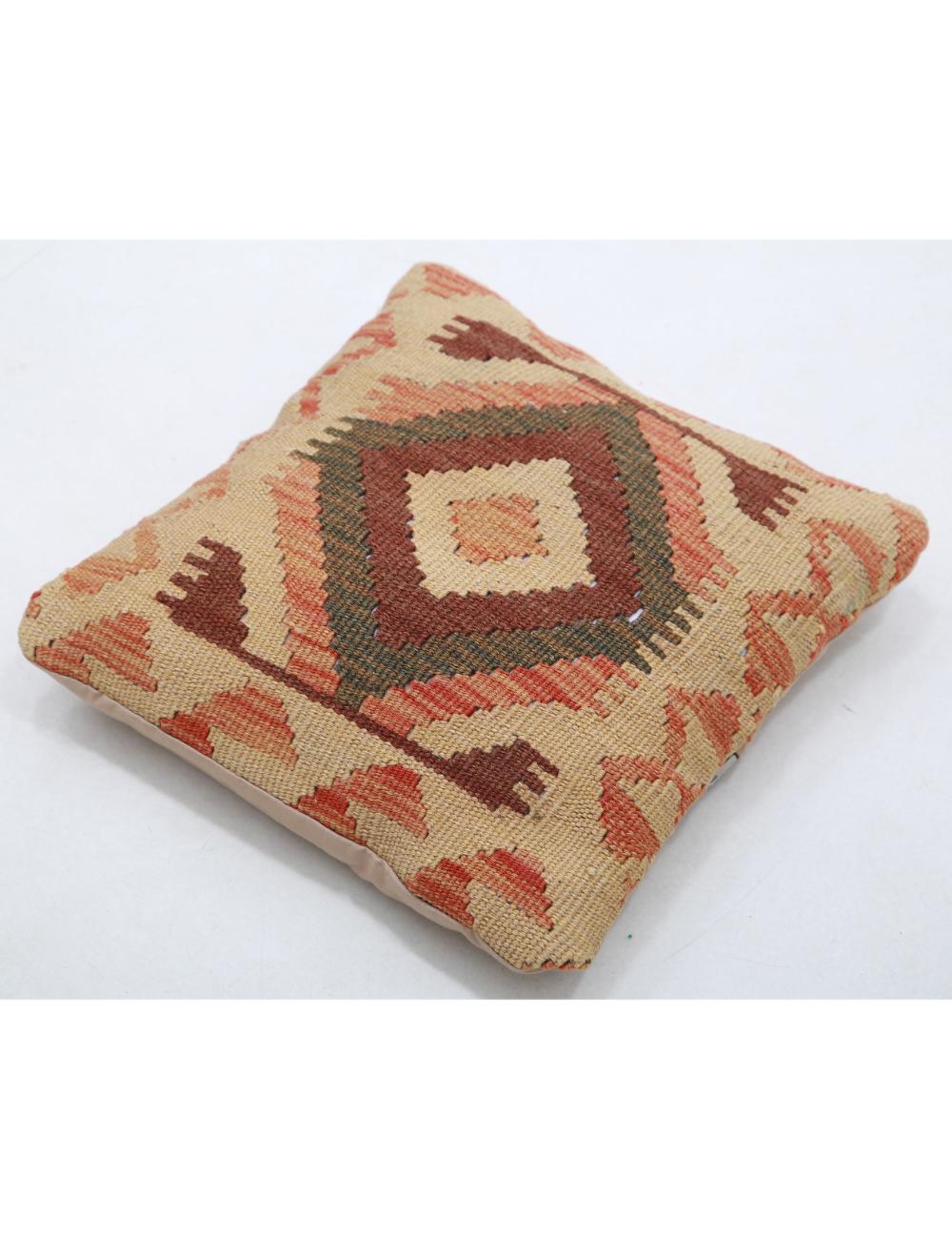Afghan Tribal Pillow 1' 5" x 1' 5" Hand-Woven view