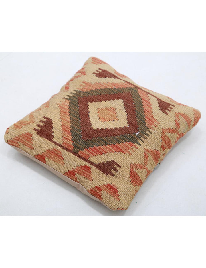 Afghan Tribal Pillow 1' 5" x 1' 5" Hand-Woven view