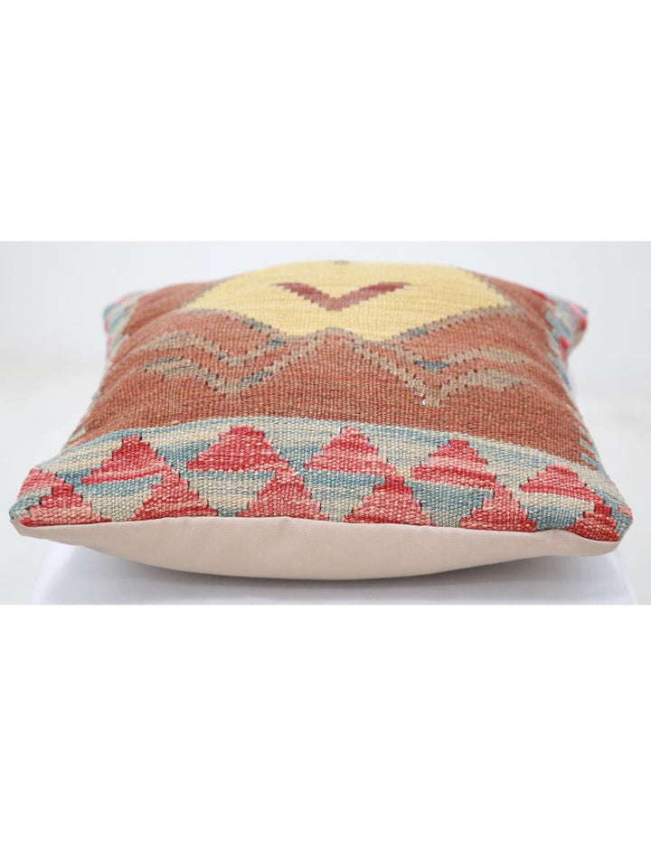Afghan Tribal Pillow 1' 5" x 1' 5" Hand-Woven view