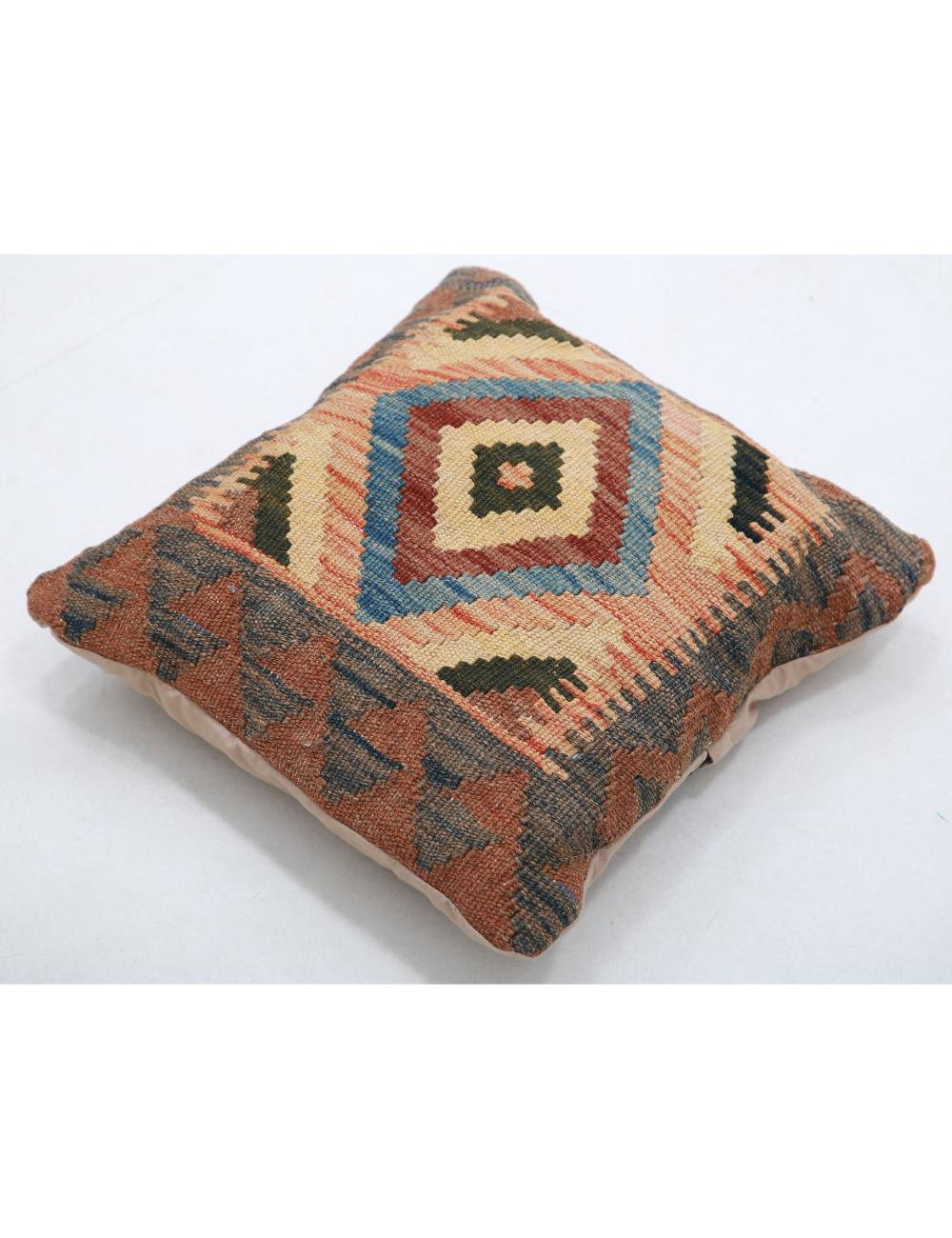 Afghan Tribal Pillow 1' 5" x 1' 5" Hand-Woven view
