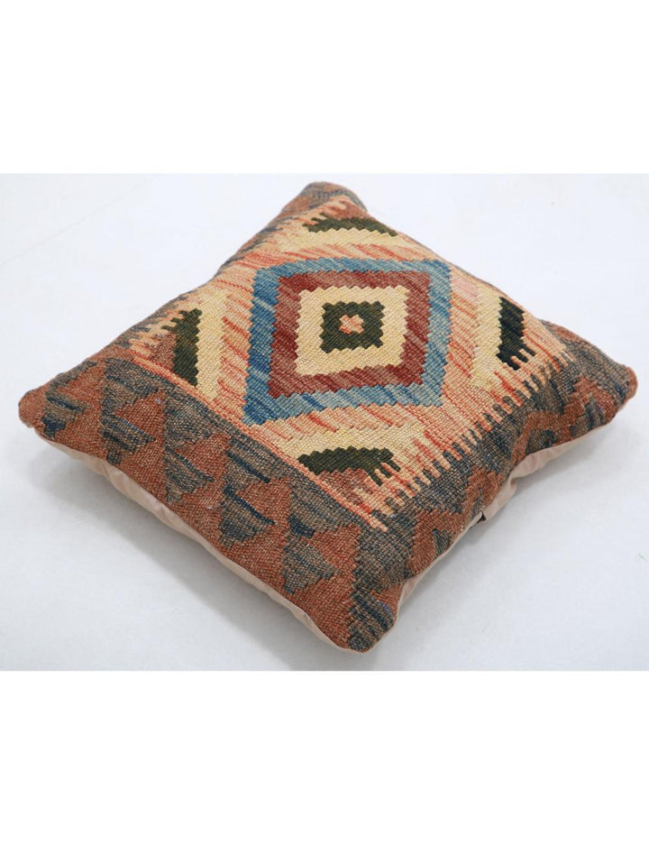 Afghan Tribal Pillow 1' 5" x 1' 5" Hand-Woven view