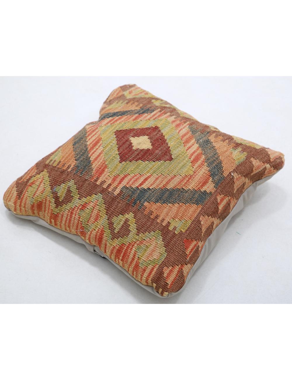 Afghan Tribal Pillow 1' 5" x 1' 5" Hand-Woven view