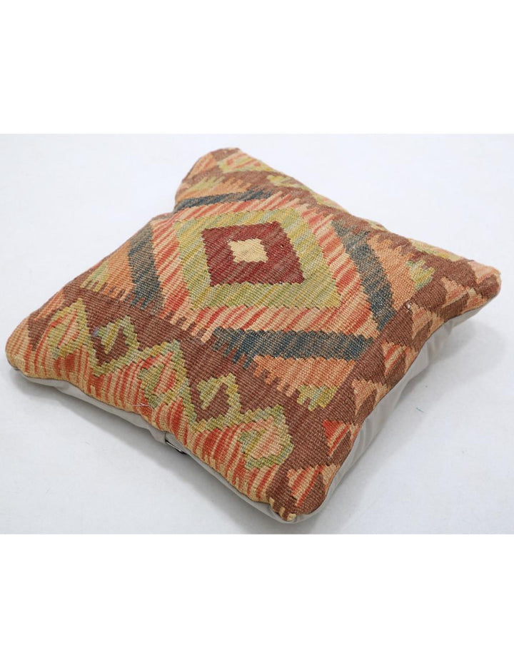 Afghan Tribal Pillow 1' 5" x 1' 5" Hand-Woven view