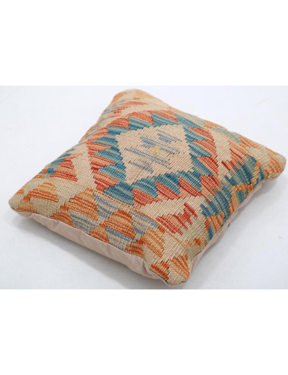 Afghan Tribal Pillow 1' 5" x 1' 5" Hand-Woven view