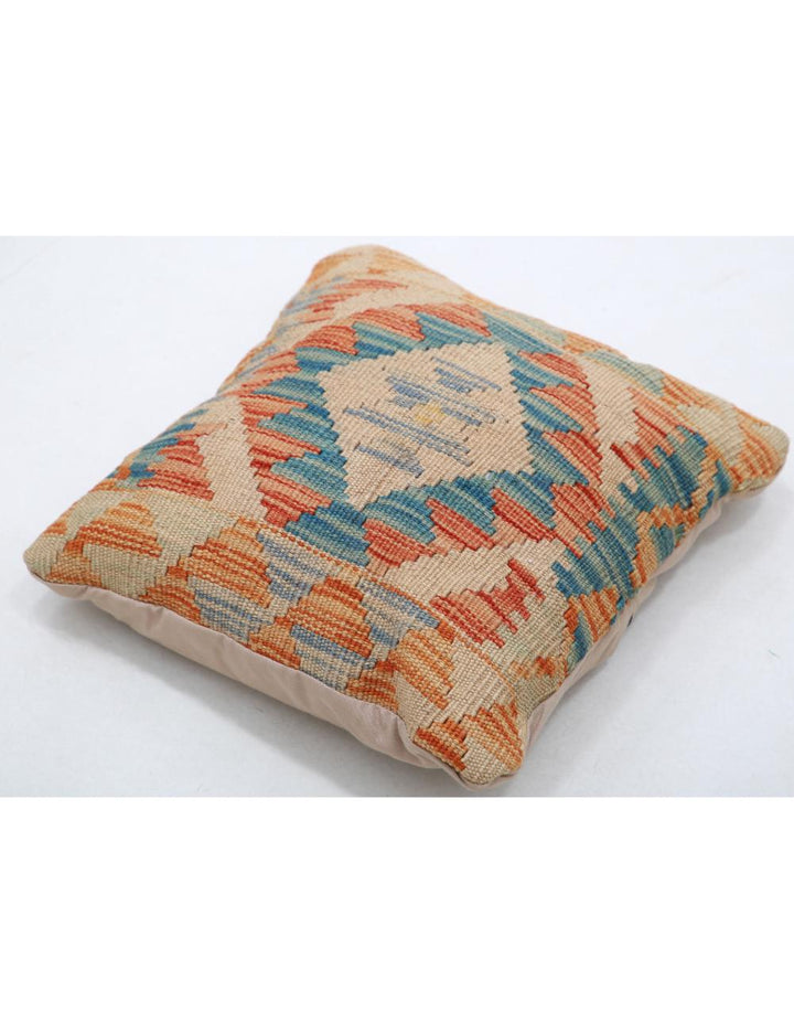 Afghan Tribal Pillow 1' 5" x 1' 5" Hand-Woven view