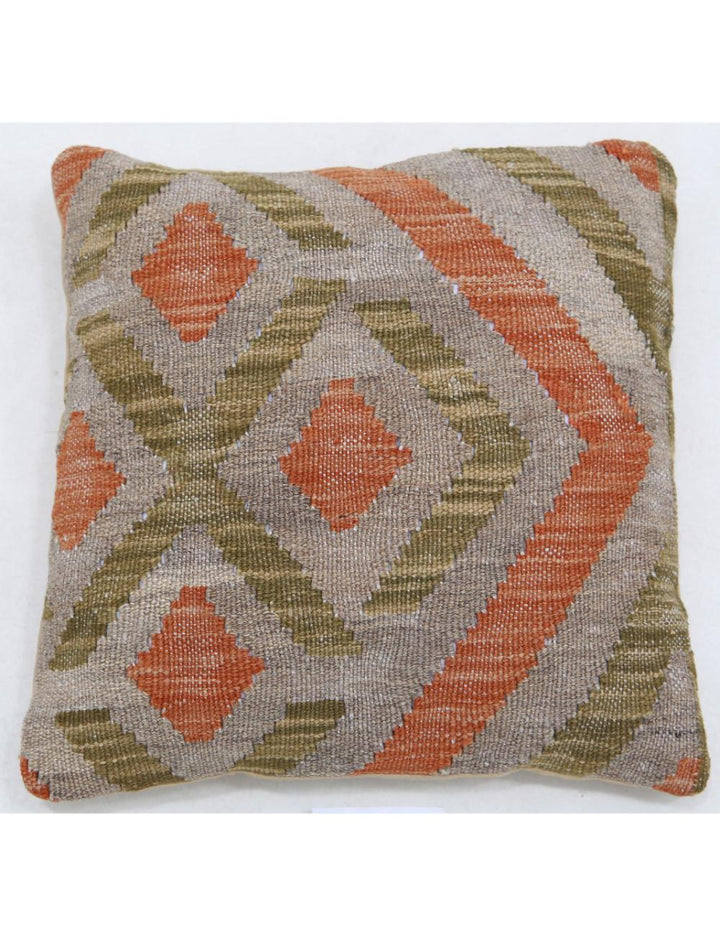 Afghan Tribal Rug 1' 5" x 1' 5" Hand-Woven