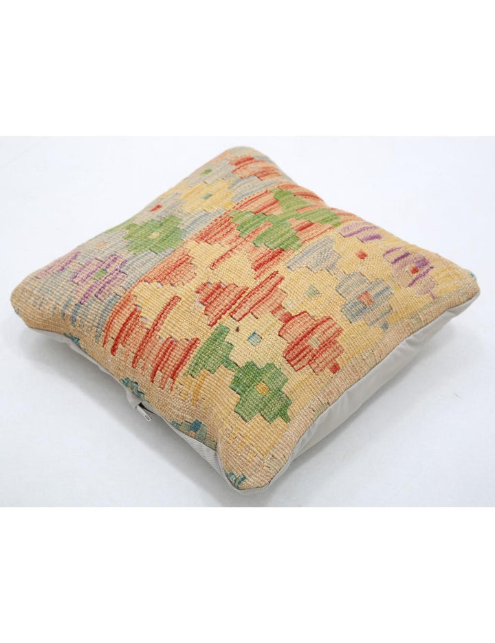 Afghan Tribal Pillow 1' 5" x 1' 5" Hand-Woven view