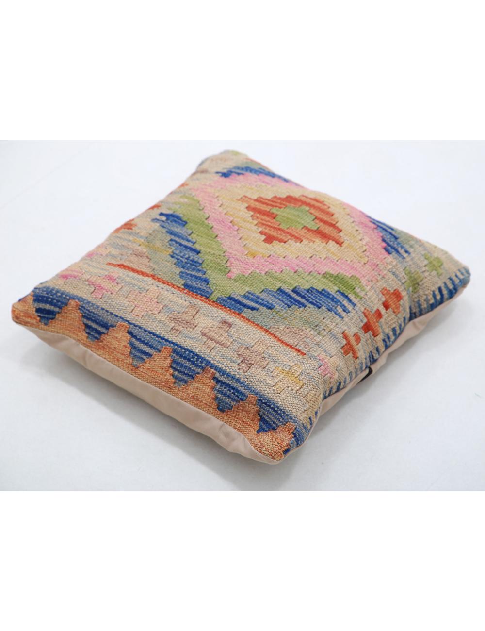 Afghan Tribal Pillow 1' 5" x 1' 5" Hand-Woven view