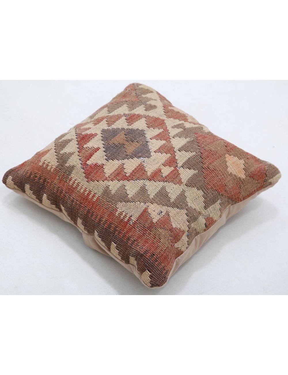 Afghan Tribal Pillow 1' 5" x 1' 5" Hand-Woven view