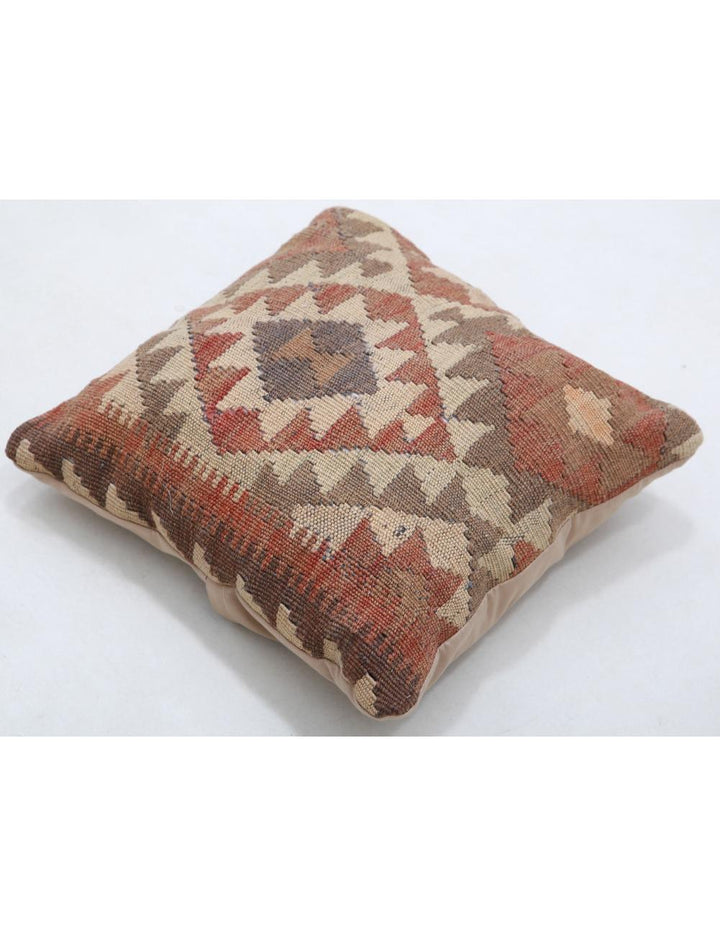 Afghan Tribal Pillow 1' 5" x 1' 5" Hand-Woven view
