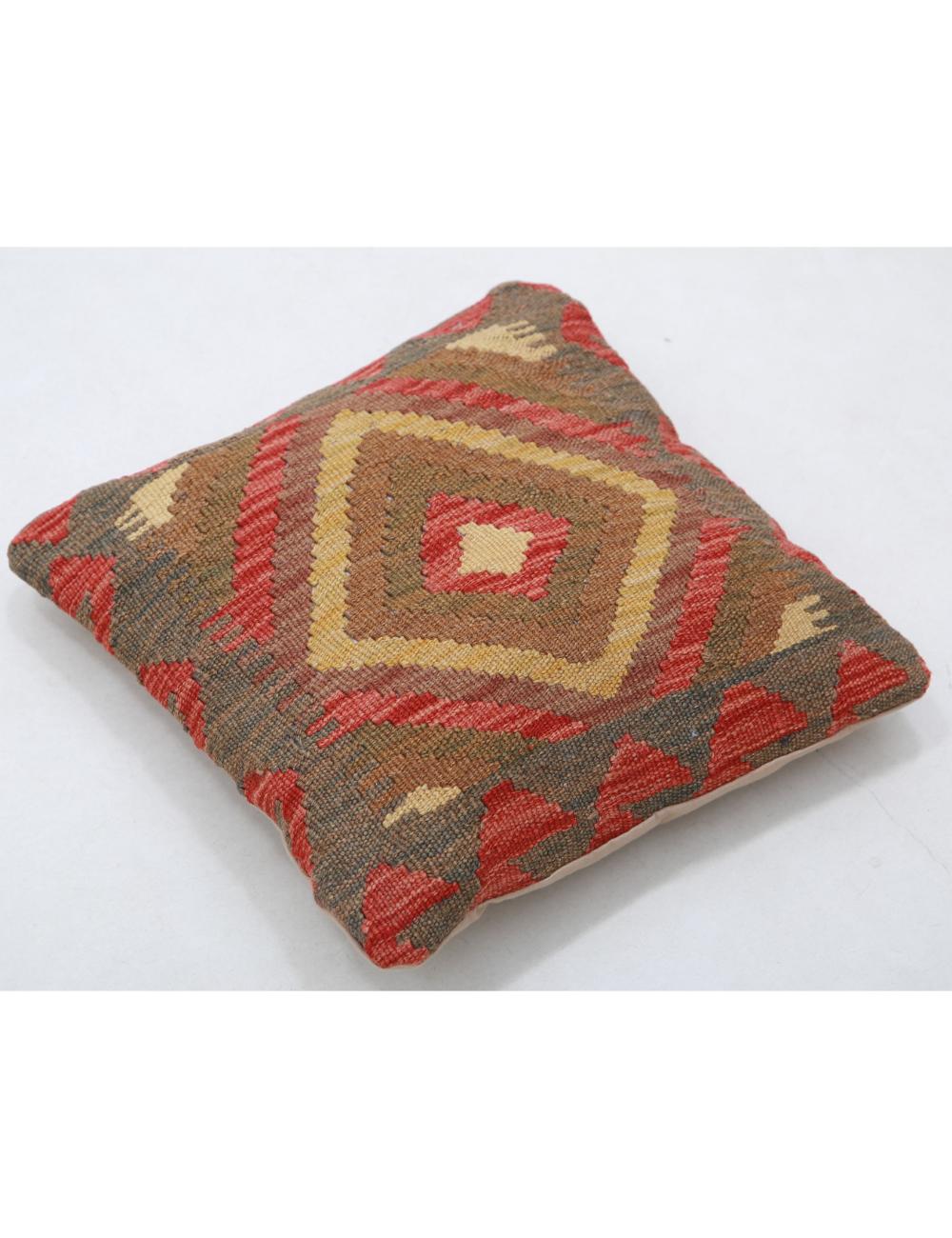 Afghan Tribal Pillow 1' 5" x 1' 5" Hand-Woven view