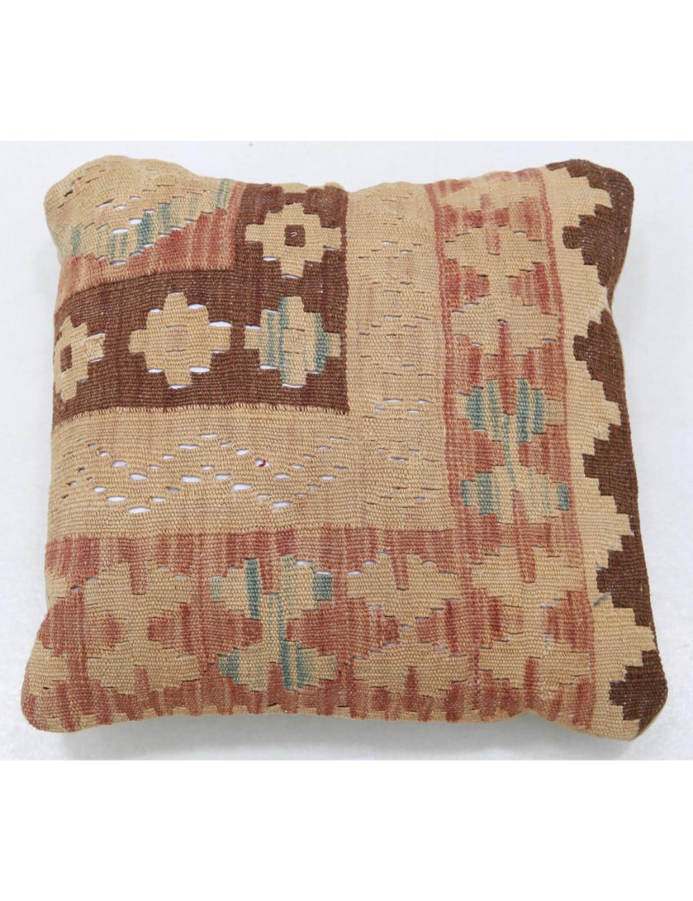 Afghan Tribal Rug 1' 5" x 1' 5" Hand-Woven