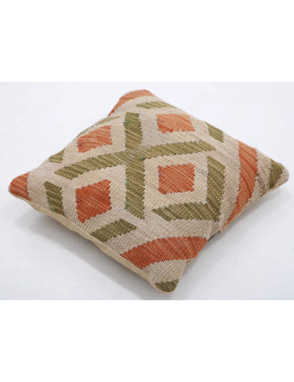 Afghan Tribal Pillow 1' 5" x 1' 5" Hand-Woven view