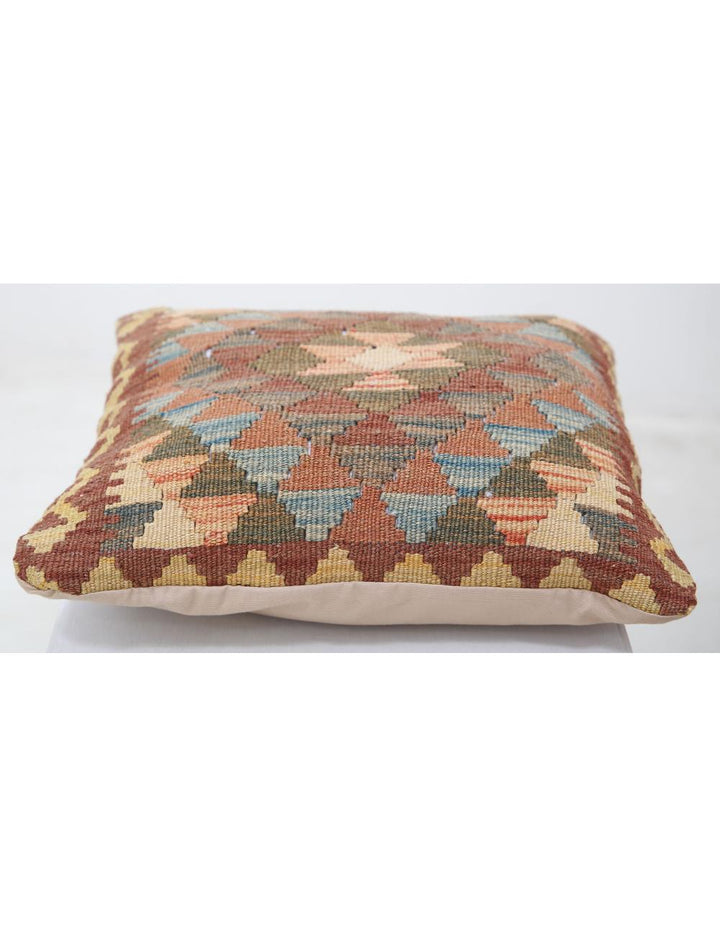 Afghan Tribal Rug 1' 5" x 1' 5" Hand-Woven detail