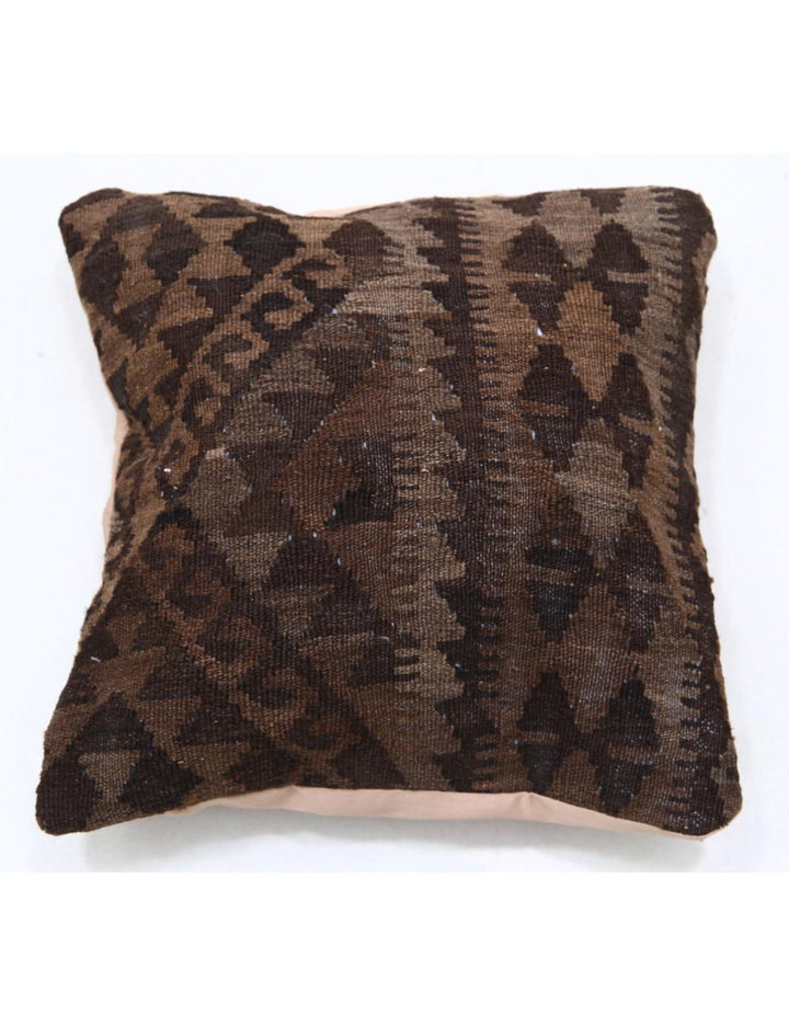 Afghan Tribal Pillow 1' 5" x 1' 5" Hand-Woven