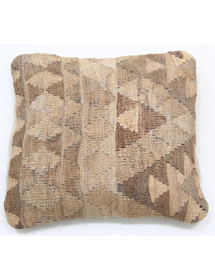 Afghan Tribal Pillow 1' 5" x 1' 5" Hand-Woven