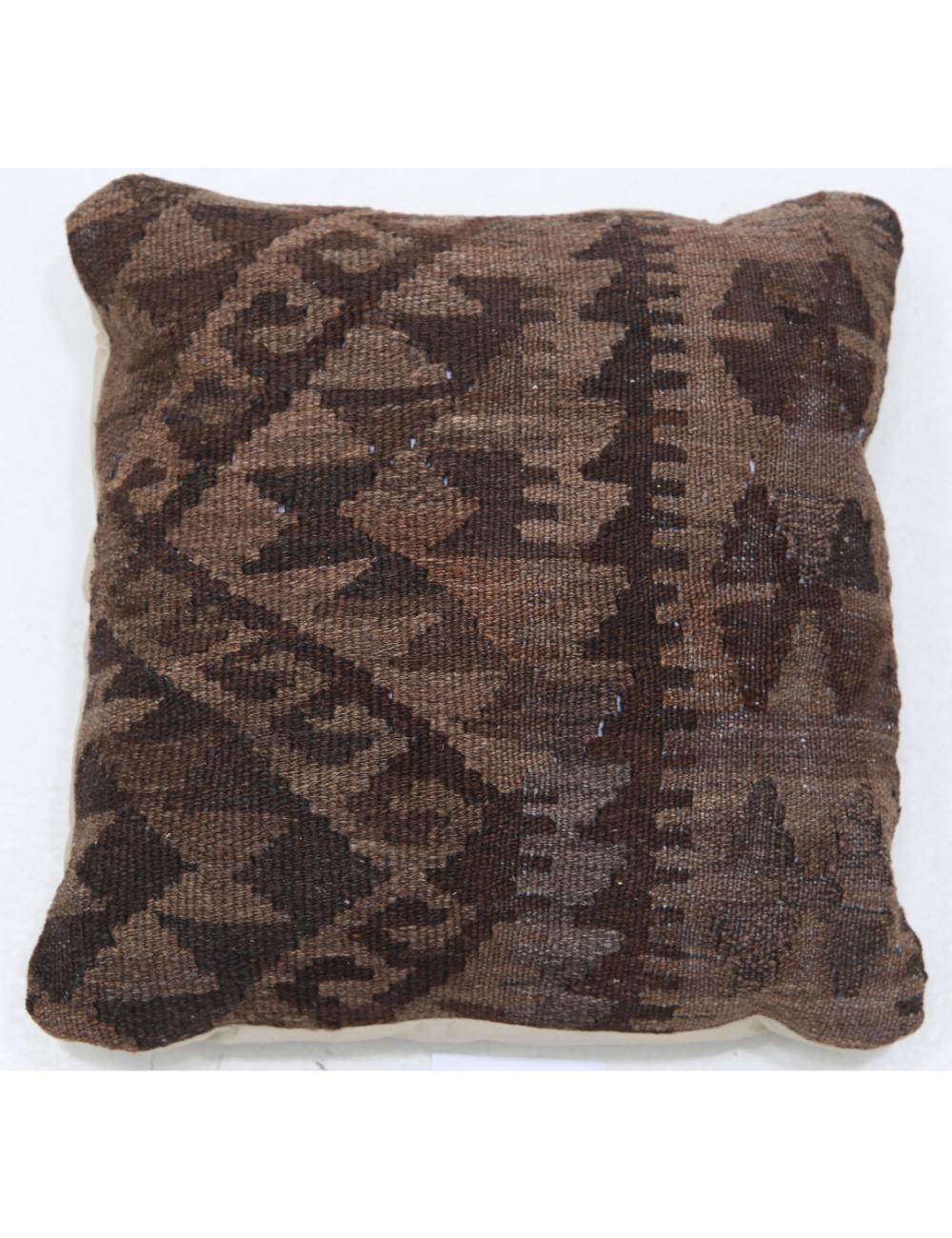 Afghan Tribal Pillow 1' 5" x 1' 5" Hand-Woven