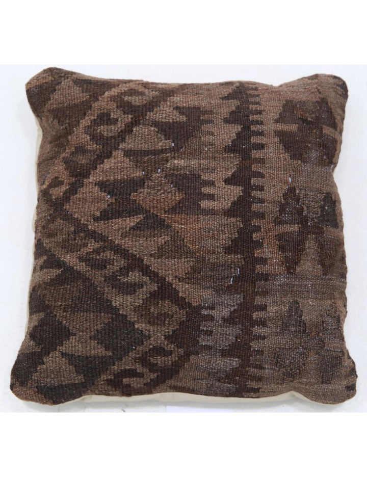 Afghan Tribal Pillow 1' 5" x 1' 5" Hand-Woven