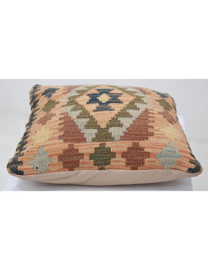 Afghan Tribal Pillow 1' 5" x 1' 5" Hand-Woven view