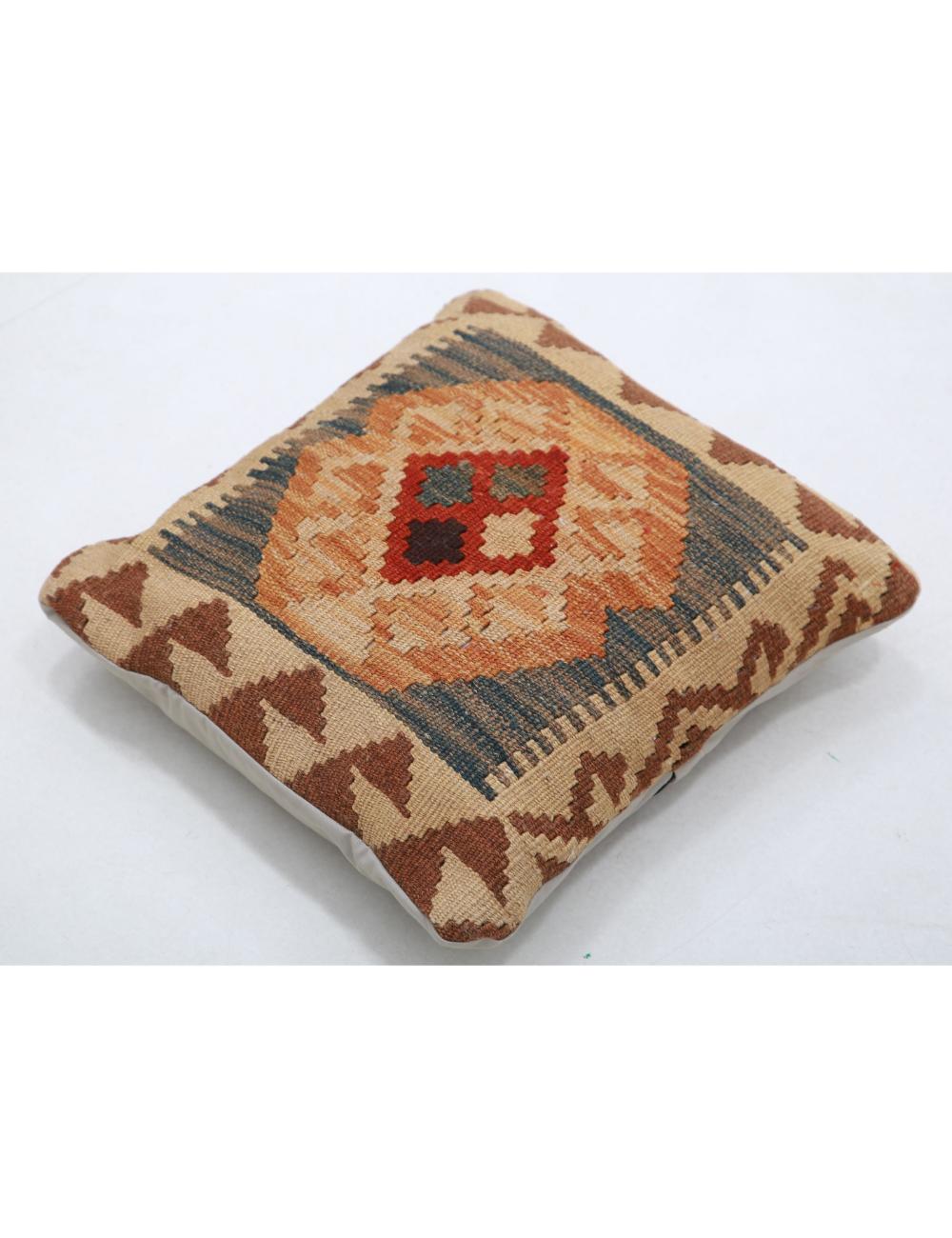 Afghan Tribal Pillow 1' 5" x 1' 5" Hand-Woven view