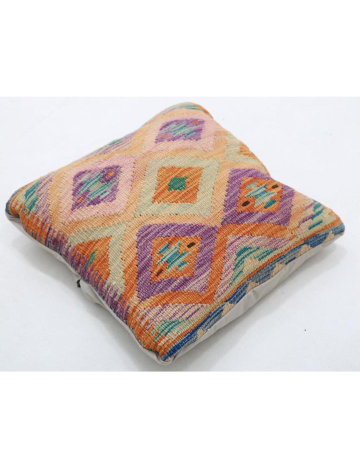 Afghan Tribal Pillow 1' 5" x 1' 5" Hand-Woven view